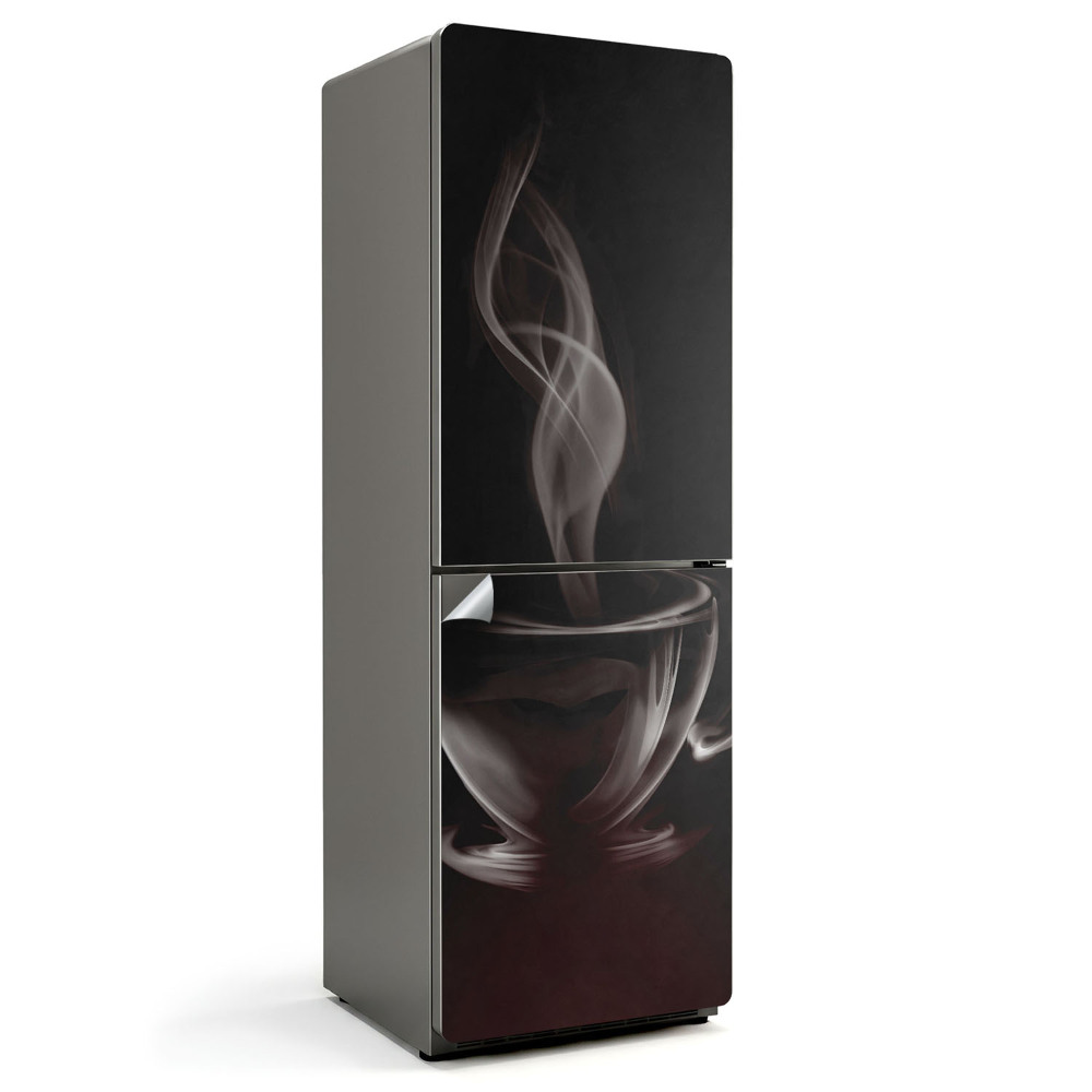 Nalepka na lodówkę Para unoszonej kawy