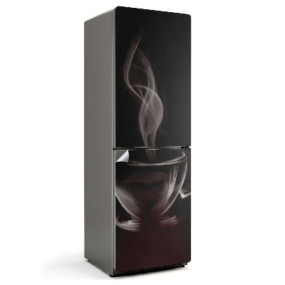 Nalepka na lodówkę Para unoszonej kawy