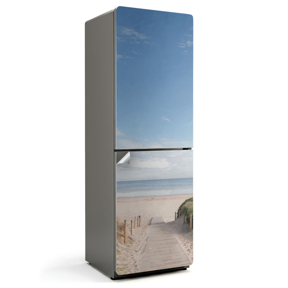 Nalepka na lodówkę Droga do plaży