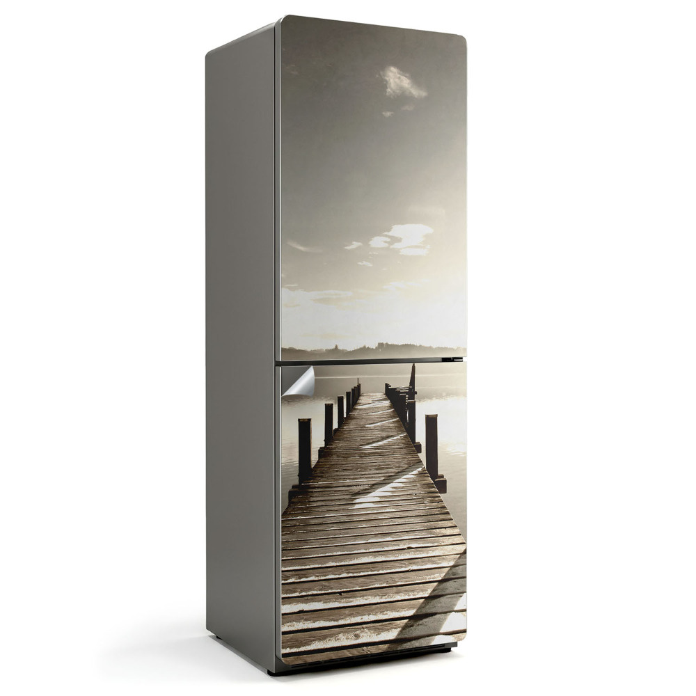 Nalepka na lodówkę Molo nad spokojną wodą