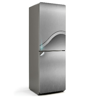 Naklejka na lodówkę Futurystyczna tekstura metalu