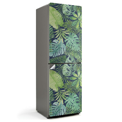Nalepka na lodówkę Tropikalny wzór liści