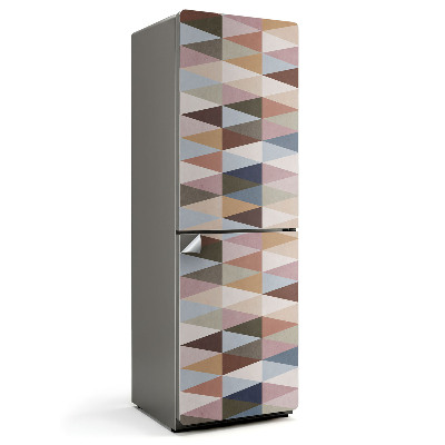 Okleina na lodówkę Geometria trójkątów w układzie