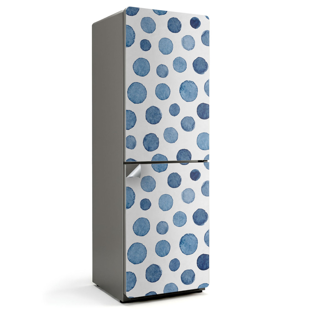 Okleina na lodówkę Okręgi w różnych odcieniach