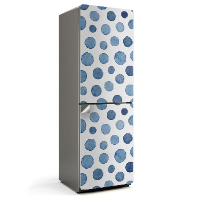 Okleina na lodówkę Okręgi w różnych odcieniach