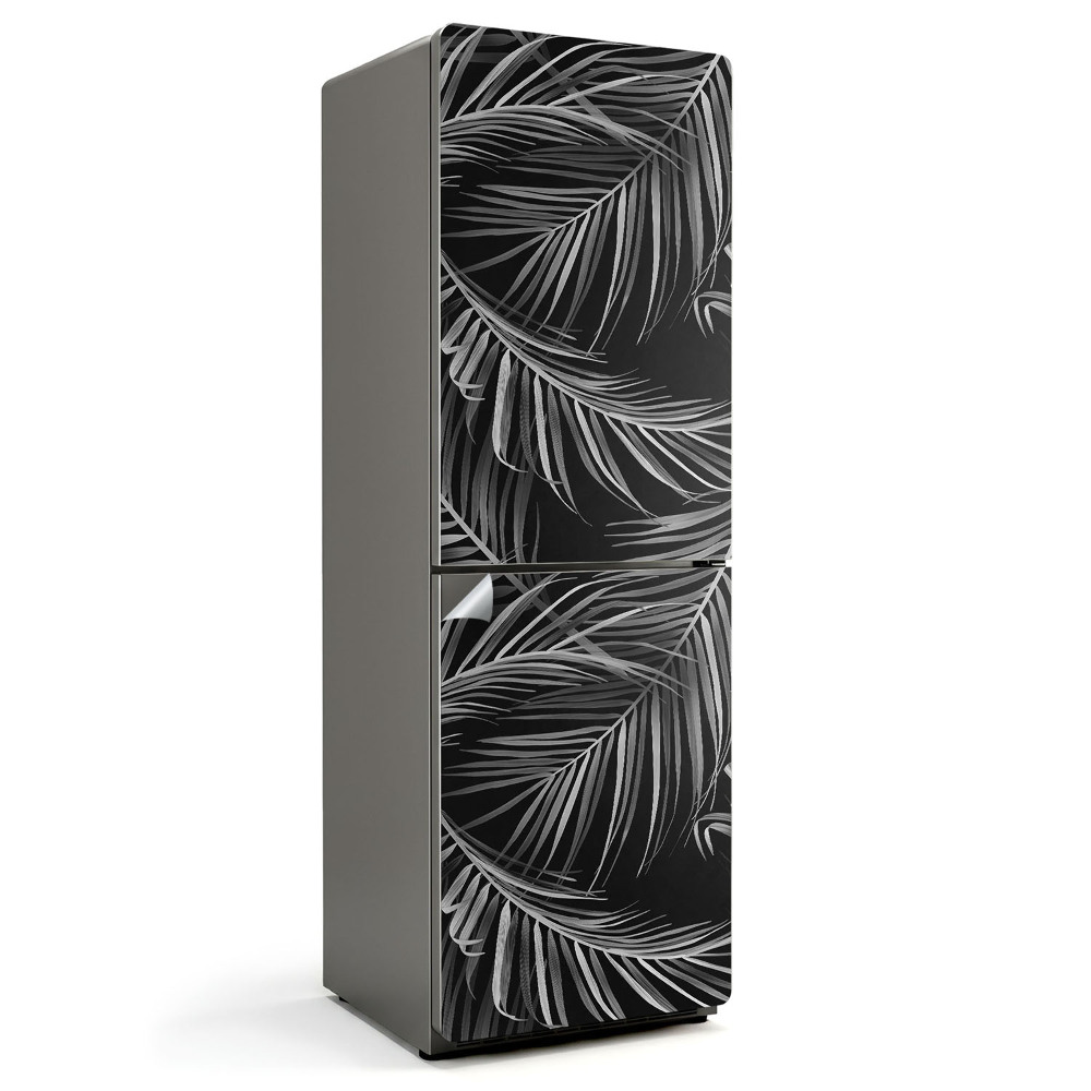 Nalepka na lodówkę Liście w delikatnym układzie