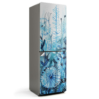 Okleina na lodówkę Kwiatowy wzór akwarelowy