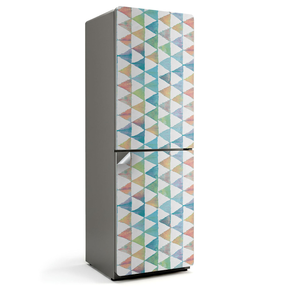 Okleina na lodówkę Wzór geometrycznych trójkątów