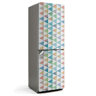 Okleina na lodówkę Wzór geometrycznych trójkątów