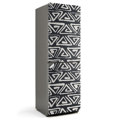 Naklejka na lodówkę Abstrakcyjny wzór trójkątów