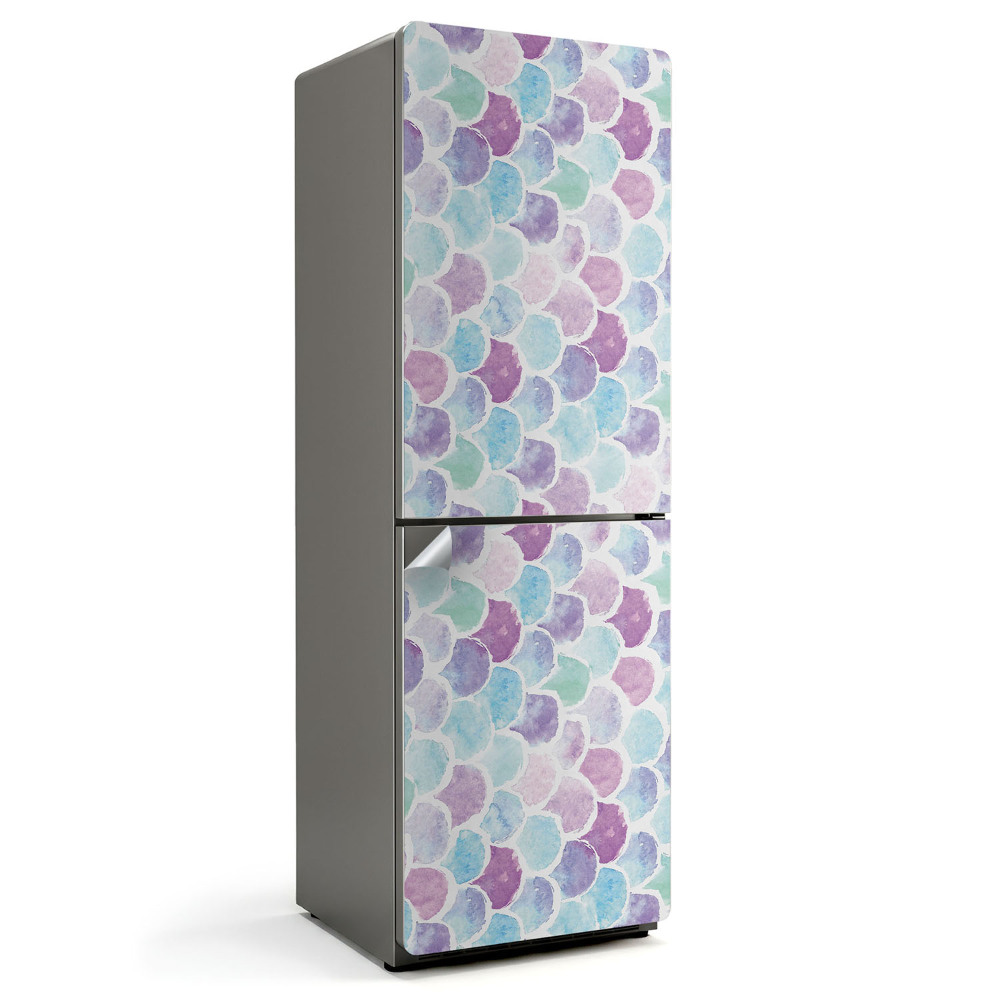 Naklejka na lodówkę Wzór delikatnych łusek