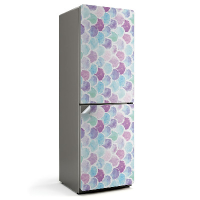 Naklejka na lodówkę Wzór delikatnych łusek