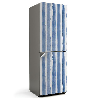 Nalepka na lodówkę Pionowe smugi akwarelowe