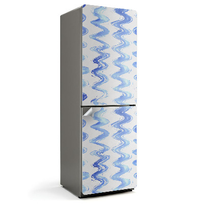 Okleina na lodówkę Akwarelowe falowane smugi