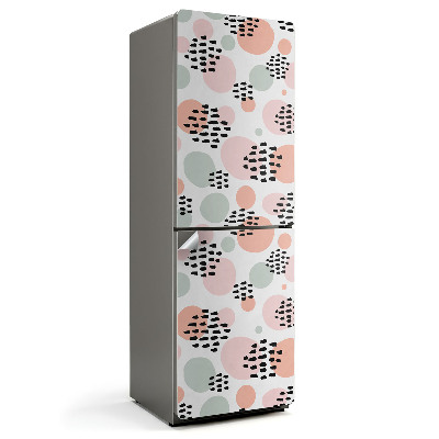 Okleina na lodówkę Abstrakcyjne kształty i plamy