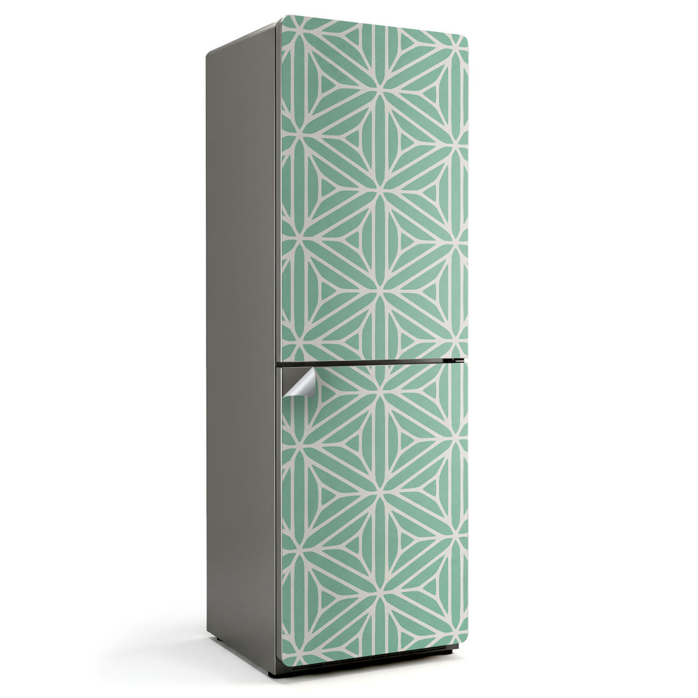 Nalepka na lodówkę Geometryczny wzór w symetrii