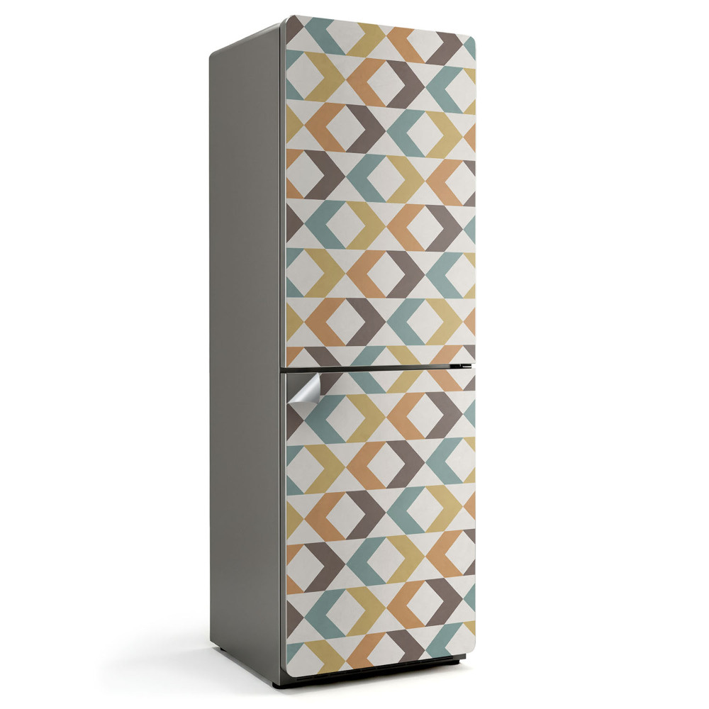 Okleina na lodówkę Geometryczny wzór rombów