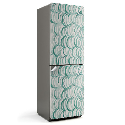 Nalepka na lodówkę Fale w harmonijnym wzorze