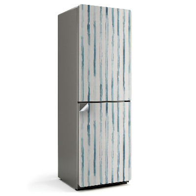 Okleina na lodówkę Pionowe smugi w akwareli