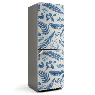 Naklejka na lodówkę Minimalistyczne motywy liści