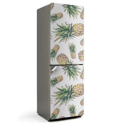 Nalepka na lodówkę ilustracja wzoru ananasów