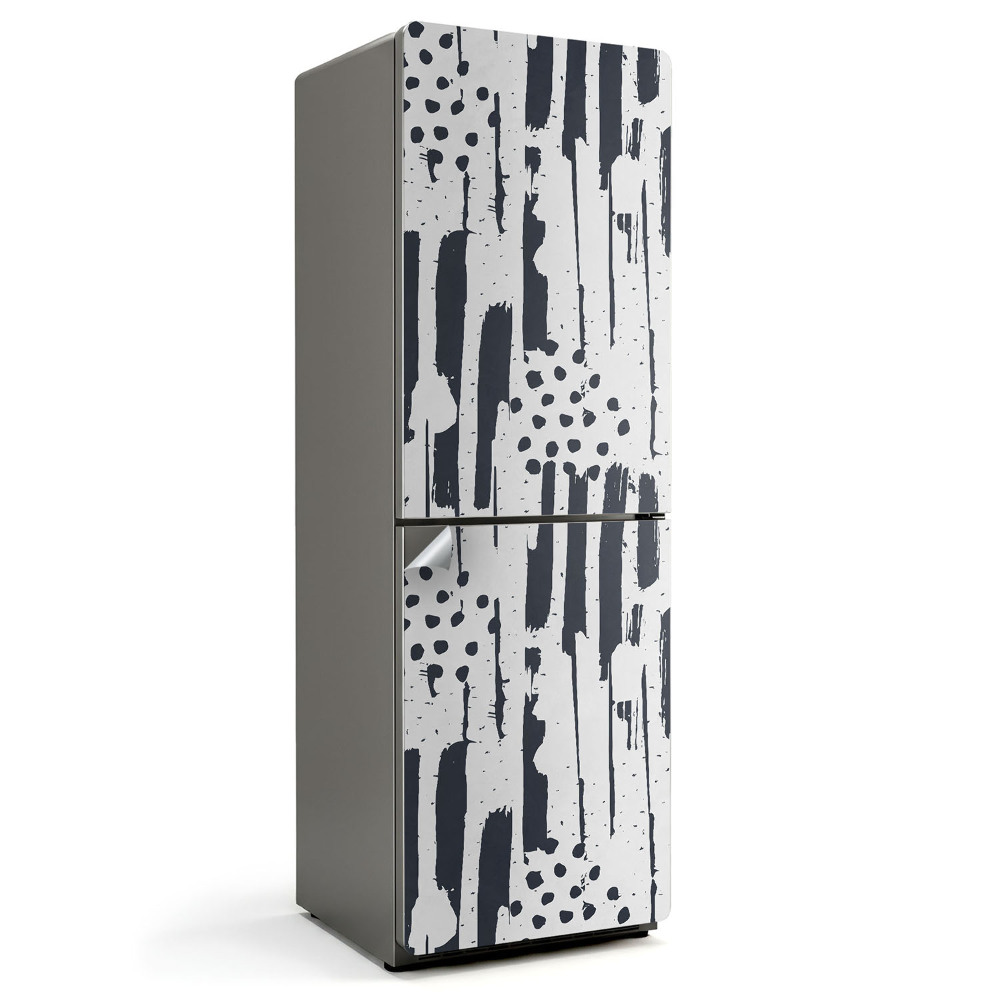 Naklejka na lodówkę Abstrakcyjny wzór liniowy