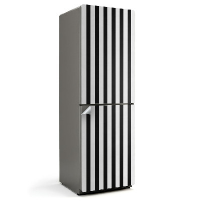 Naklejka na lodówkę Kontrastowe pionowe pasy