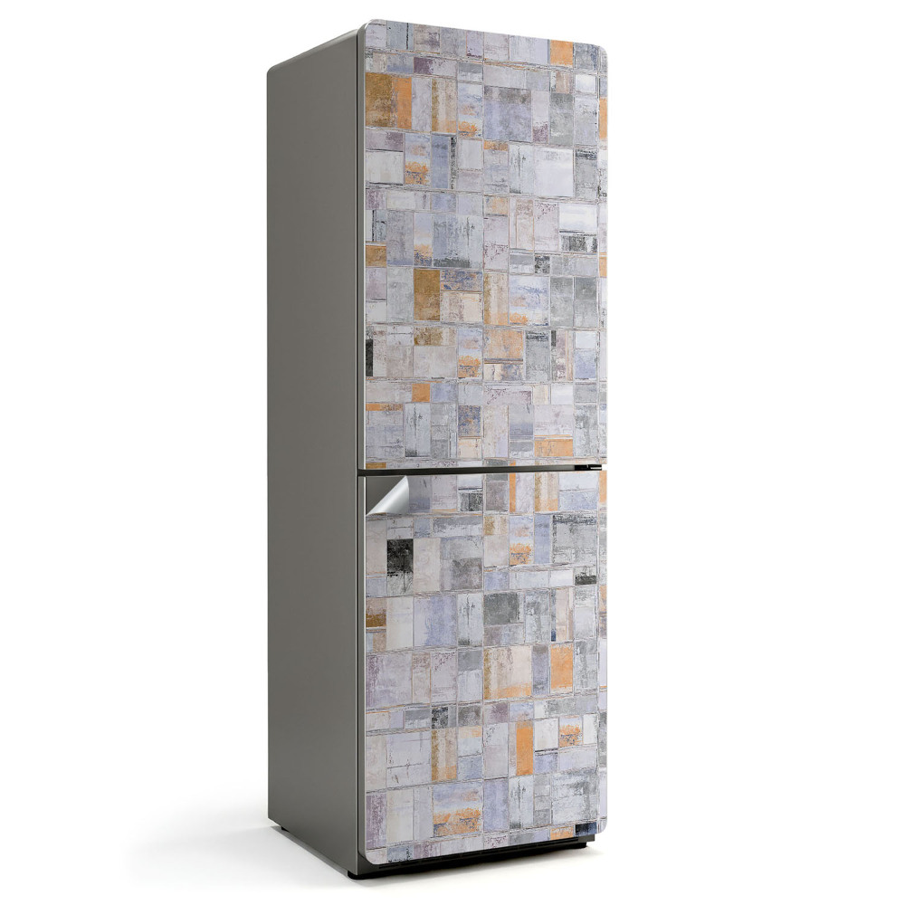 Nalepka na lodówkę Mozaika prostokątów