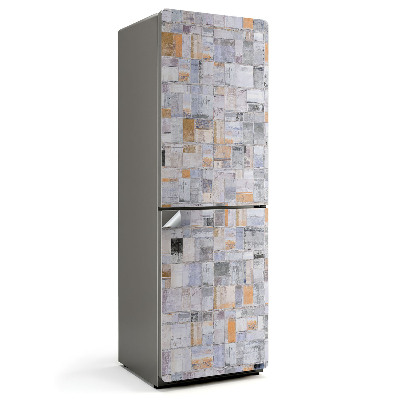 Nalepka na lodówkę Mozaika prostokątów