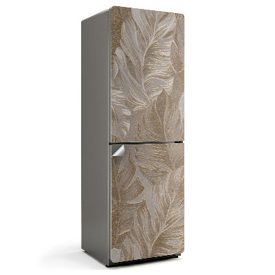 Okleina na lodówkę Liście w delikatnym wzorze