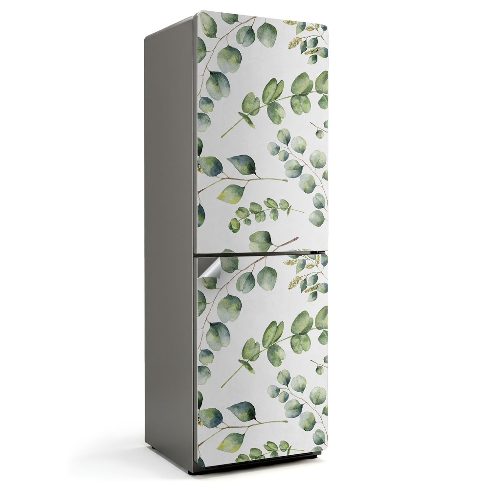 Nalepka na lodówkę Delikatne drobne liście