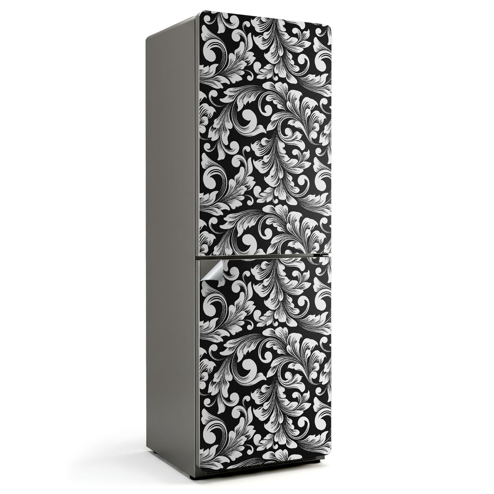 Okleina na lodówkę Elegancki wzór roślinny