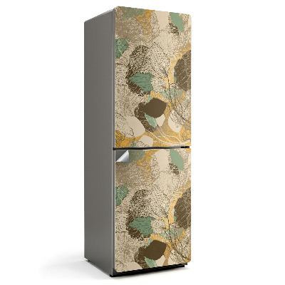 Naklejka na lodówkę Naturalne wzory roślinne