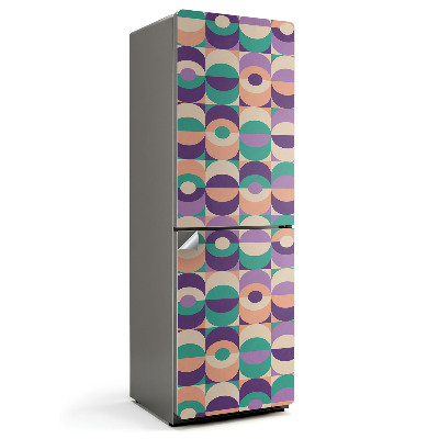 Nalepka na lodówkę Geometryczne wzory owalne