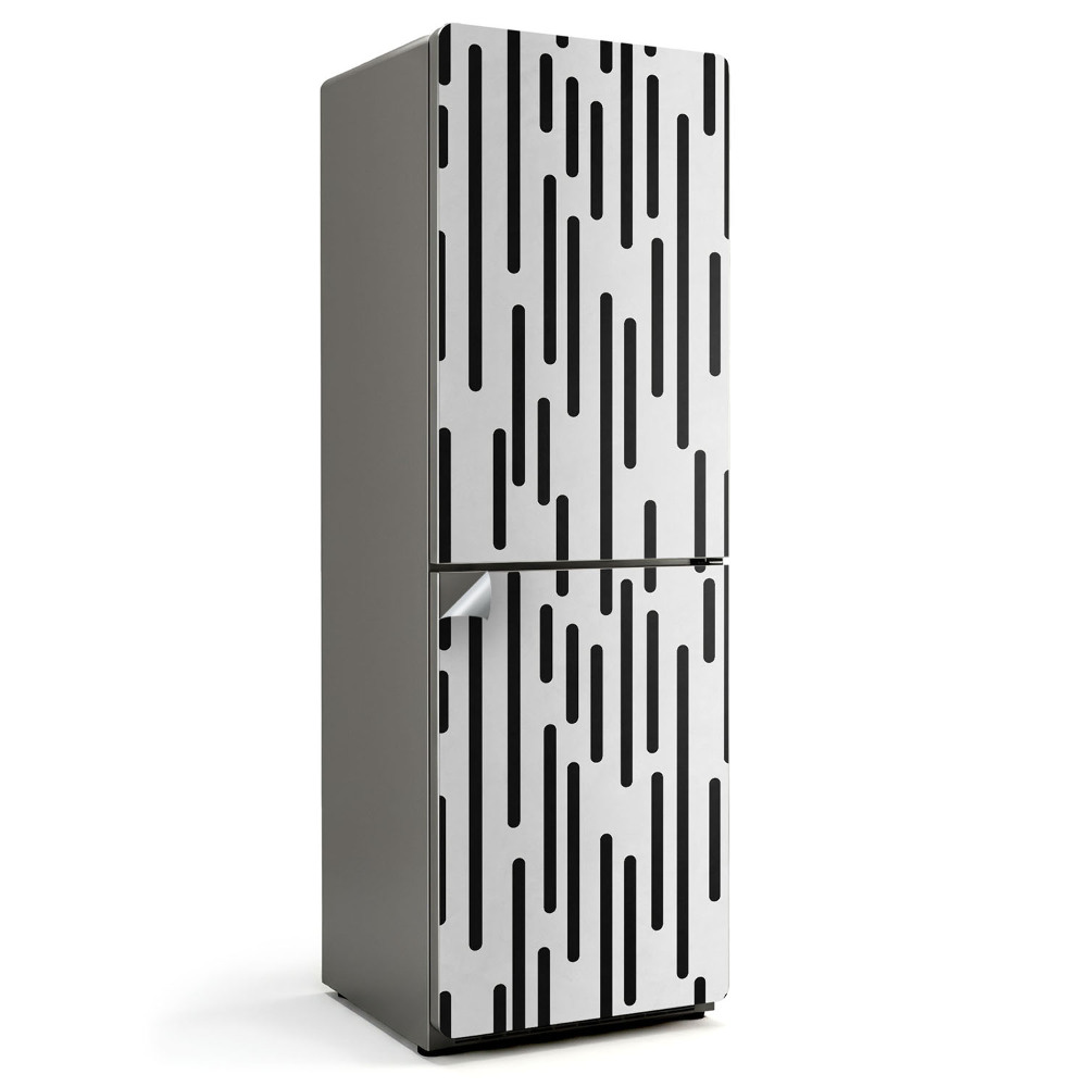 Naklejka na lodówkę Pionowe linie w ruchu