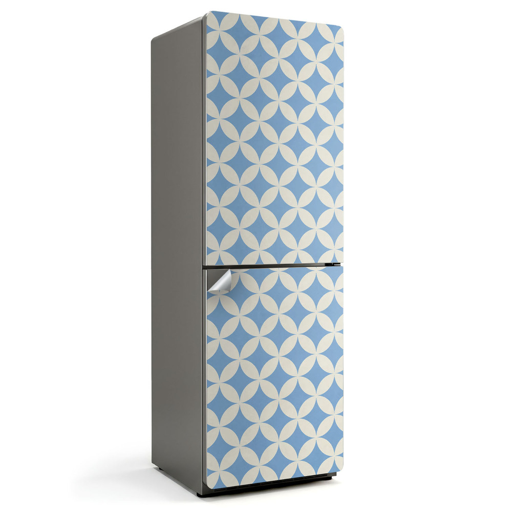 Okleina na lodówkę Geometryczny wzór z elipsami