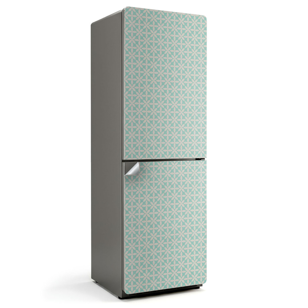 Naklejka na lodówkę Geometryczny wzór w kratkę