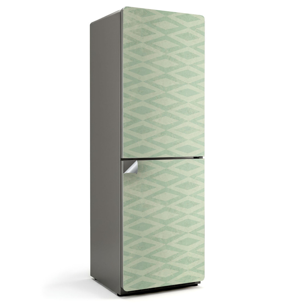 Okleina na lodówkę Wzór rombów w pasy