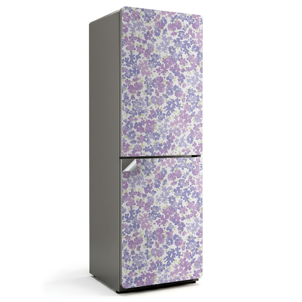 Nalepka na lodówkę Kwiatowy wzór w pastelach