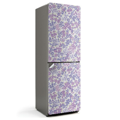 Nalepka na lodówkę Kwiatowy wzór w pastelach