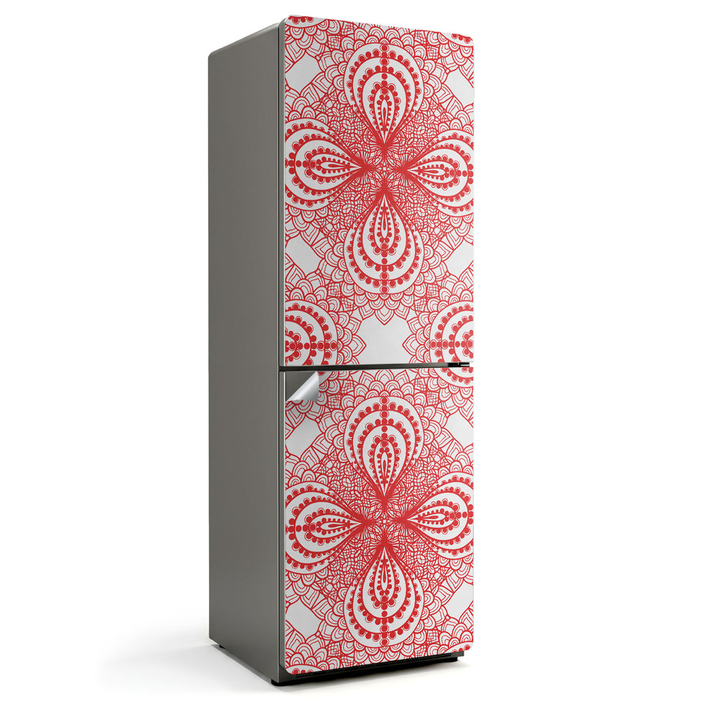 Okleina na lodówkę Wzór z symetrycznymi motywami