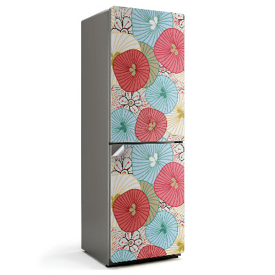 Okleina na lodówkę Kwiatowy wzór w kolorach