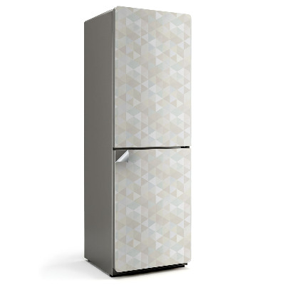 Naklejka na lodówkę Wzór trójkątnych elementów