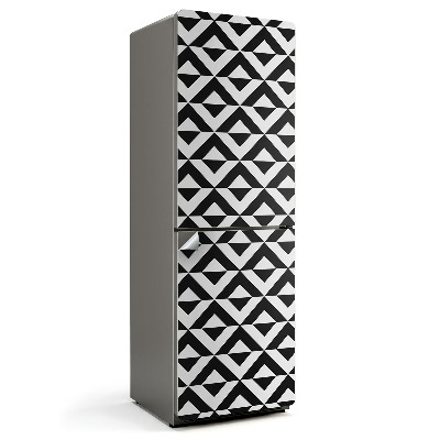 Nalepka na lodówkę Wzór rombów w szeregach