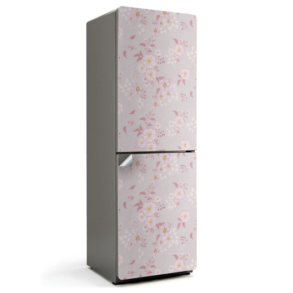 Nalepka na lodówkę Drobny kwiatowy wzór