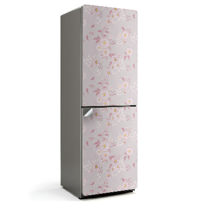 Nalepka na lodówkę Drobny kwiatowy wzór