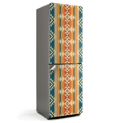 Nalepka na lodówkę Wzór etniczny w pasy