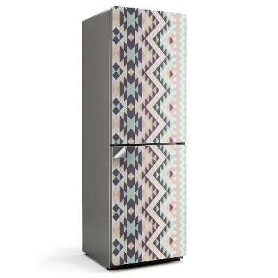 Okleina na lodówkę Wzór geometryczny z trójkątami