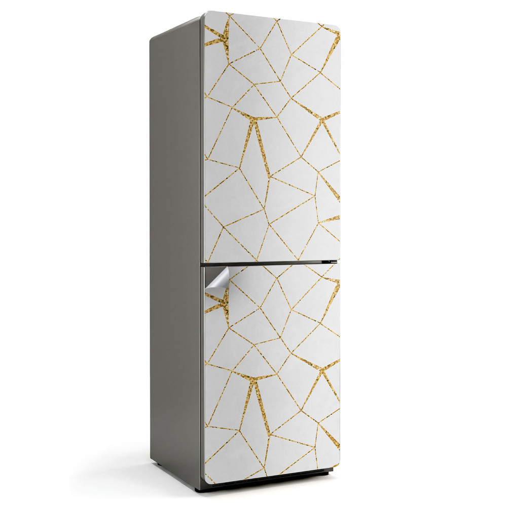 Naklejka na lodówkę Geometryczny wzór linii