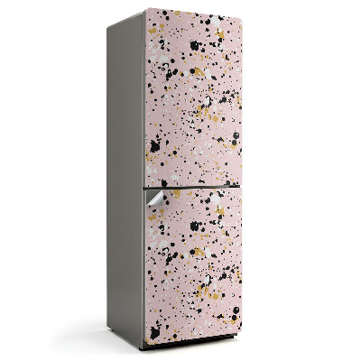 Okleina na lodówkę Abstrakcyjne plamy i kropki
